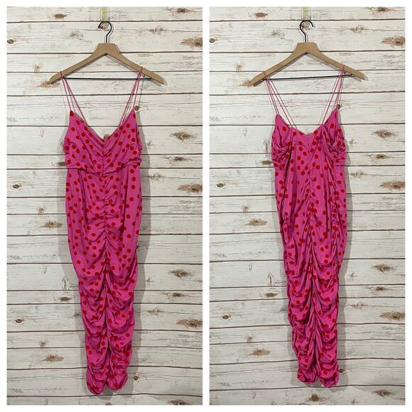 ASOS Design Maternity Cami Strappy Midi Dress - Spot Print - US 12 - Picture 14 of 14